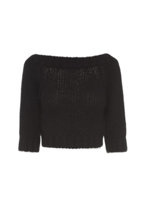 Prada Cropped Cashmere Sweater - Moda Operandi