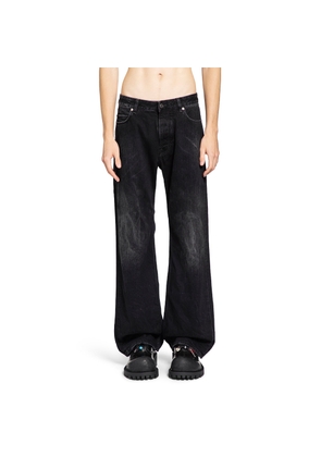 Cotton Baggy Jeans Worn Effect