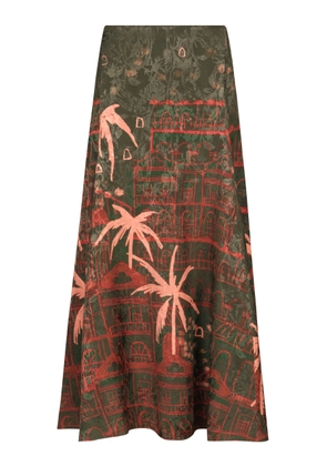 Johanna Ortiz Encanto De Isla Jacquard Maxi Skirt - Moda Operandi