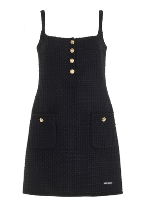 Miu Miu Tweed Wool-Blend Mini Dress - Moda Operandi