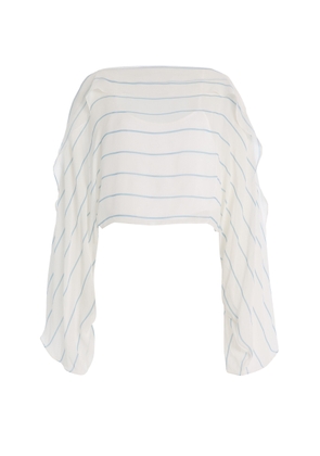 BONDI BORN Capri Striped Chiffon Top - Moda Operandi