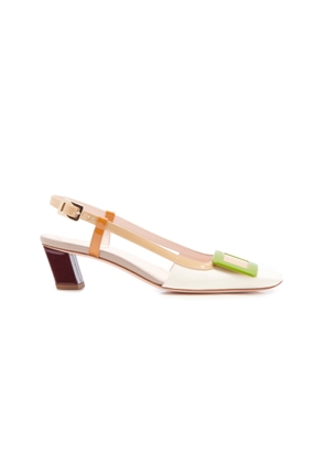 Roger Vivier BV Patent Leather Slingback Pumps - Moda Operandi