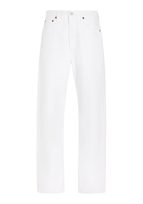 Agolde 90s Pinch Waist Rigid High-Rise Straight-Leg Jeans - Moda Operandi