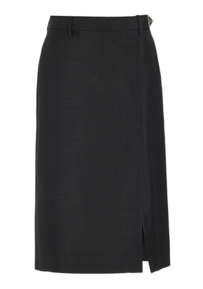 Prada Mohair Midi Skirt - Moda Operandi