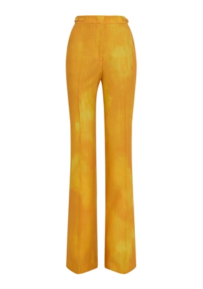 Gabriela Hearst Vesta Dyed Wool Straight-Leg Pants - Moda Operandi