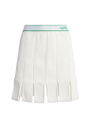 Bottega Veneta Logo-Detailed Lightweight Mini Skirt - Moda Operandi