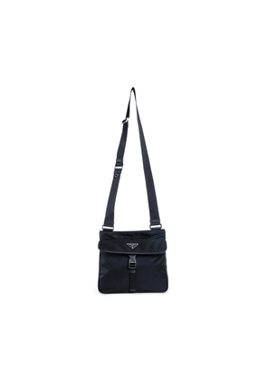 Re-Nylon and Saffiano Leather Shoulder Bag