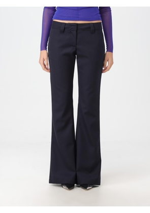 Pants PALM ANGELS Woman color Navy