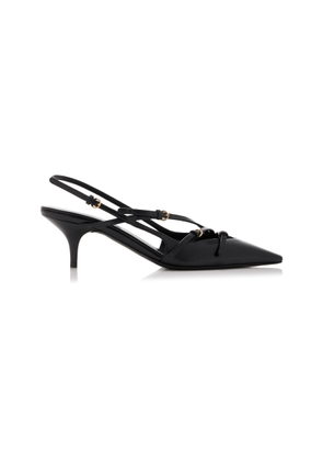 Miu Miu Leather Slingback Pumps - Moda Operandi