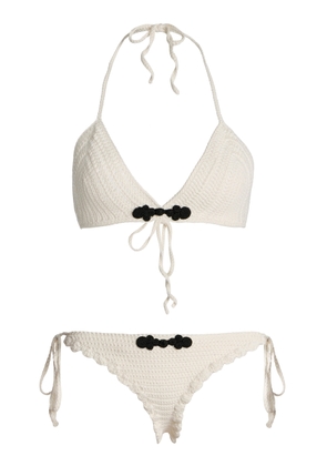 THE GARMENT Plage Pointelle-Knit Organic Cotton Bikini - Moda Operandi