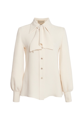 Valentino Garavani Couture Silk-Cady Blouse - Moda Operandi
