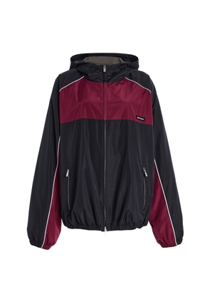 Miu Miu Recycled Nylon Windbreaker Jacket - Moda Operandi