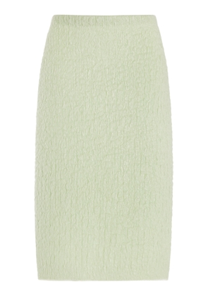 Miu Miu Mohair-Wool Midi Skirt - Moda Operandi