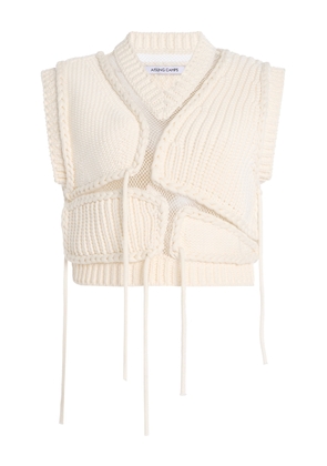Aisling Camps Tortoise Cotton-Blend Vest - Moda Operandi