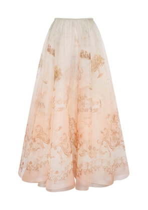 Zimmermann Hypnotic Organza Maxi Silk Skirt - Moda Operandi