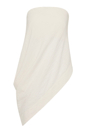 St. Agni Draped Silk-Blend Top - Moda Operandi