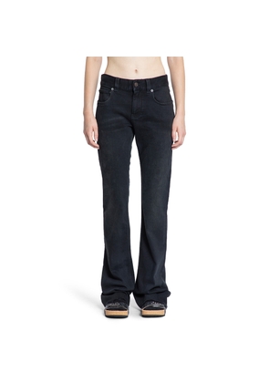 Slim Fit Bootcut Pants in Cotton Denim