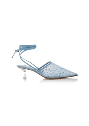 Reike Nen Exclusive Bit Convertible Sequined-Mesh Mules - Moda Operandi