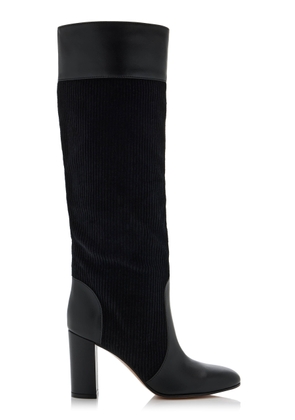 Gianvito Rossi Sheffield Corduroy Knee Boots - Moda Operandi