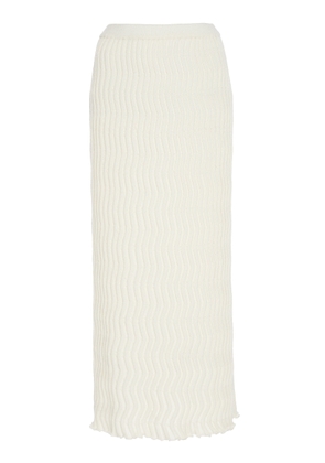Bottega Veneta Ribbed Wool Midi Skirt - Moda Operandi