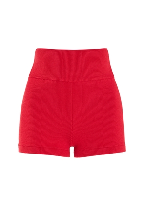 ELCE Exclusive Sol Ribbed-Knit Shorts - Moda Operandi