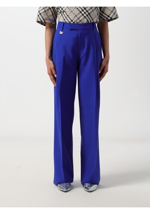 Pants BURBERRY Woman color Blue
