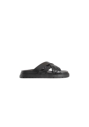 FENDI MAN BLACK SANDALS & SLIDES