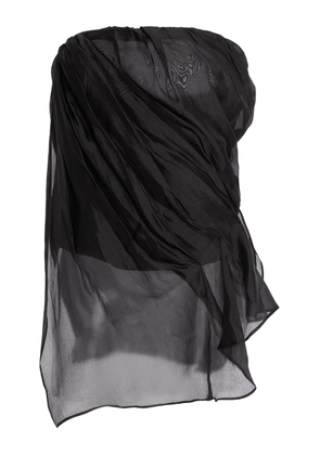 THE GARMENT Gilian Draped Chiffon Bustier Top - Moda Operandi