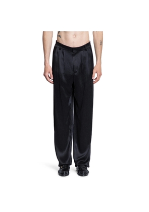 Baggy Pants in Silk Satin Crepon