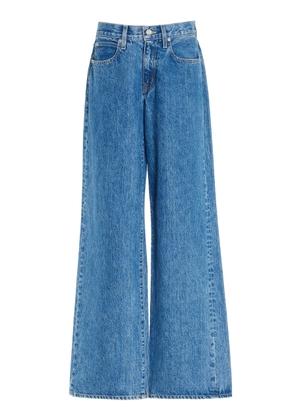 SLVRLAKE Mica Rigid Low-Rise Wide-Leg Jeans - Moda Operandi