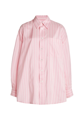 Bottega Veneta Striped Silk Button-Down Shirt - Moda Operandi