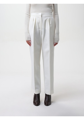 Pants MAX MARA Woman color Cream