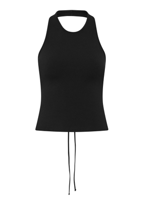 St. Agni Organic-Cotton Halter Wrap Top - Moda Operandi