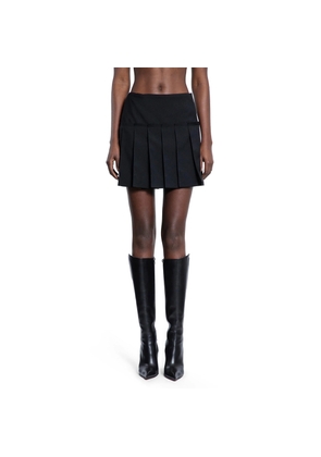 Wool Kilt Mini Skirt