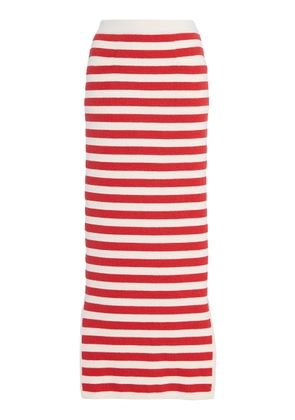 Posse Exclusive Riviera Ari Striped Knit Maxi Skirt - Moda Operandi