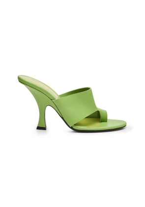 Magda Butrym Thong Heel Leather Sandals - Moda Operandi
