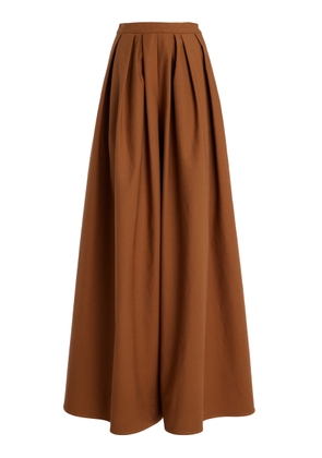 Carolina Herrera Stretch-Cotton Palazzo Pants - Moda Operandi