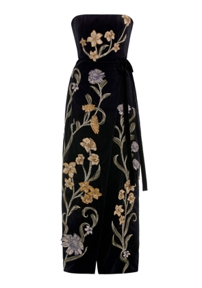 Agua by Agua Bendita Cinefilia Strapless Cotton-Blend Maxi Dress - Moda Operandi
