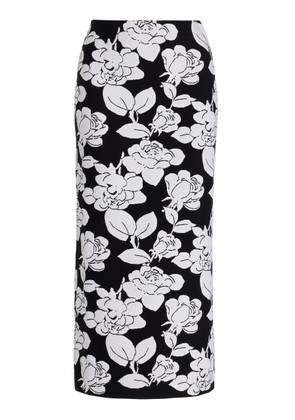 Carolina Herrera Knit Midi Pencil Skirt - Moda Operandi