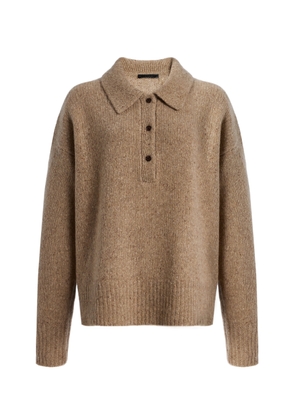 Jenni Kayne Burke Donegal Cashmere Polo Sweater - Moda Operandi