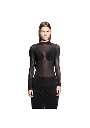 JEAN PAUL GAULTIER WOMAN BLACK TOPS