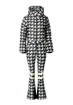 Perfect Moment Polar Flare Houndstooth Down Ski Suit - Moda Operandi
