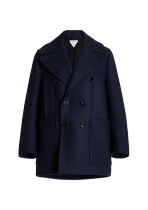 Bottega Veneta Cocoon Double-Breasted Wool-Felt Peacoat - Moda Operandi