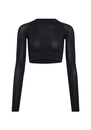ALAÏA Knit Crop Top  - Moda Operandi