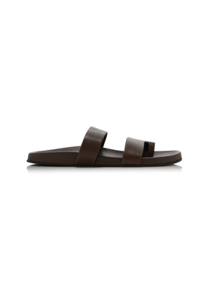 The Row Hugh Leather Sandals - Moda Operandi