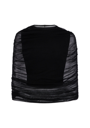 Brandon Maxwell Exclusive Lyra Shirred Knit Top - Moda Operandi