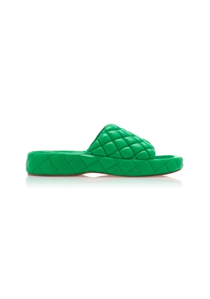 Bottega Veneta Padded Matelasse Slide Sandals - Moda Operandi