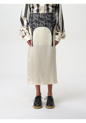 Skirt MOSCHINO COUTURE Woman color White