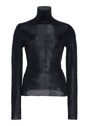 Carolina Herrera Sheer Fine-Knit Sweater - Moda Operandi