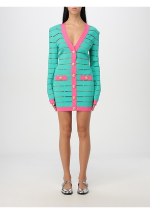 Dress BALMAIN Woman color Green